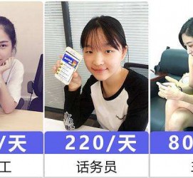 揭阳关于斗米兼职上的模特雇用的信息